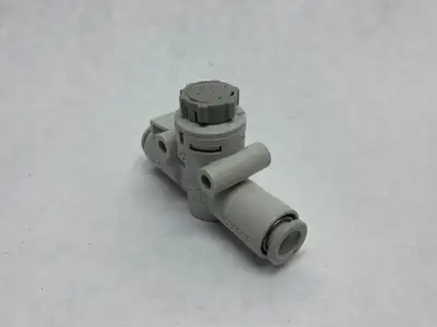 New | in-Stock SMC INLINE FLOW CONTROL FITTING 6MM TUBE Hoses | Maverick Industrial Sales #1104603