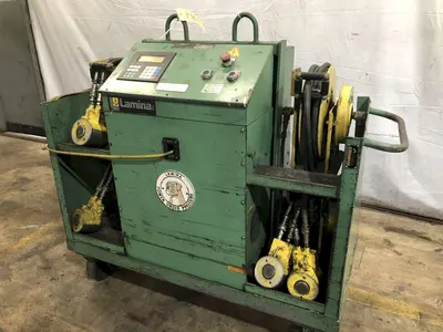 80,000 LBS LAMINA 4-CYLINDER PORTABLE HYDRAULIC DIE SETTING & SEPARATING SYSTEM: STOCK #14197