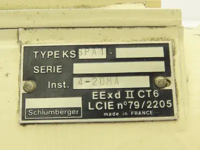 Schlumberger Type KS SPA1 Rotary Motor Encoder 4-20MA 10mm Shaft
