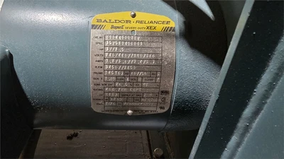 400 HP AC Motor and Yaskawa AC Drive A1000 w/ Cabinet