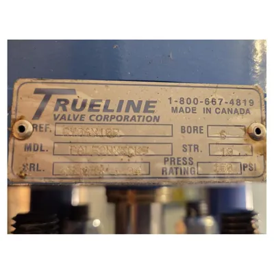 Unused 10" Trueline Stainless Steel Knife Gate Valve F8112
