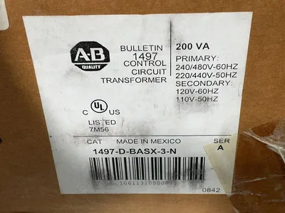 Used ALLENBRADLEY 1497DBASX3N Transformers Ohio US | HGR 24 #1251112
