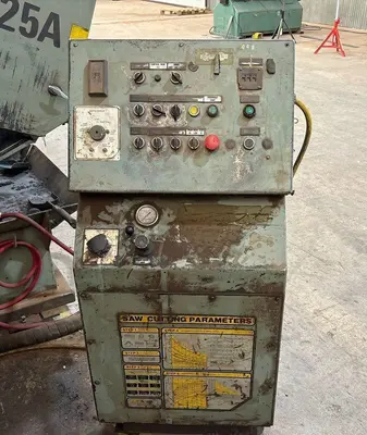 18" X 27" HYDMECH MODEL #S25-A HORIZONTAL SWIVEL MITER AUTOMATIC BAND SAW: YOBRO #25047