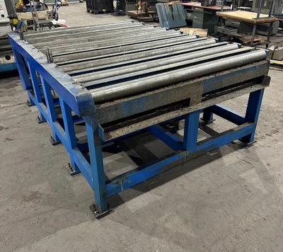 78" X 116" POWERED PLATE FEED CONVEYOR - 4"D