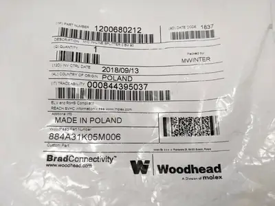 New | in-Stock Woodhead In-Line Splitter Cordset Electronic Splitters Michigan US | Maverick Industrial Sales #1398123