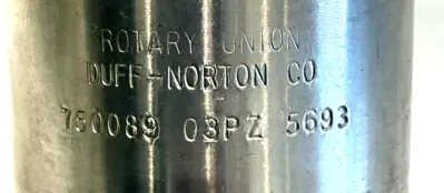 NEW DUFF NORTON 750089 03PZ 5693 ROTARY UNION 75008903PZ5693