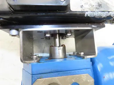 ABB Electro-Pneumatic Valve Positioner with 1" ANSI Flange Ball Valve