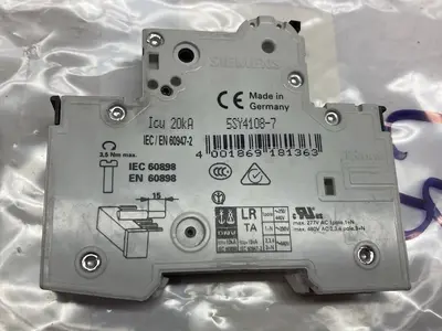 New | in-Stock SIEMENS 5SY4108-7 Miscellaneous Equipment (Electrical & Power) | Surplus Asset Holdings #1193107