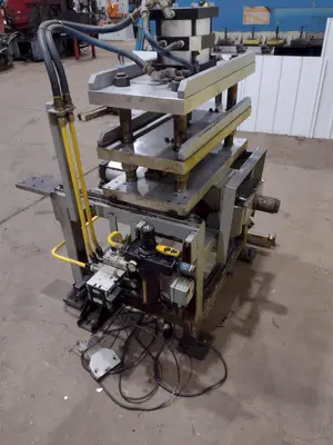 22" PNEUMATIC CUTOFF SHEAR & PRESS WITH ACCELORATOR: STOCK #19539