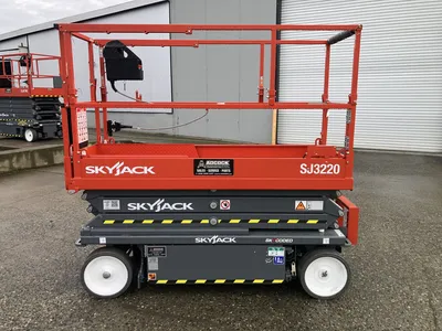 New | in-Stock 2026 SKYJACK SJ3220 E ELECTRIC SCISSOR LIFT Scissor Lifters Alberta CA | Adcock Equipment #1417649