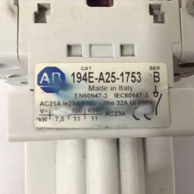 USED ALLEN BRADLEY 194E-A25-1753 SER B
