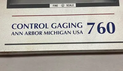Used CONTROL GAGING MODEL 760 Misc Electrical & Power Parts Ohio US | Surplus Asset Holdings #1238091