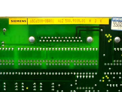 USED SIEMENS 6SC6500-0BA01 PC BOARD 6SC65000BA01