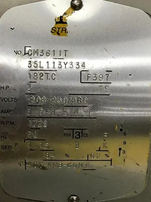 USED BALDOR 35L113Y334