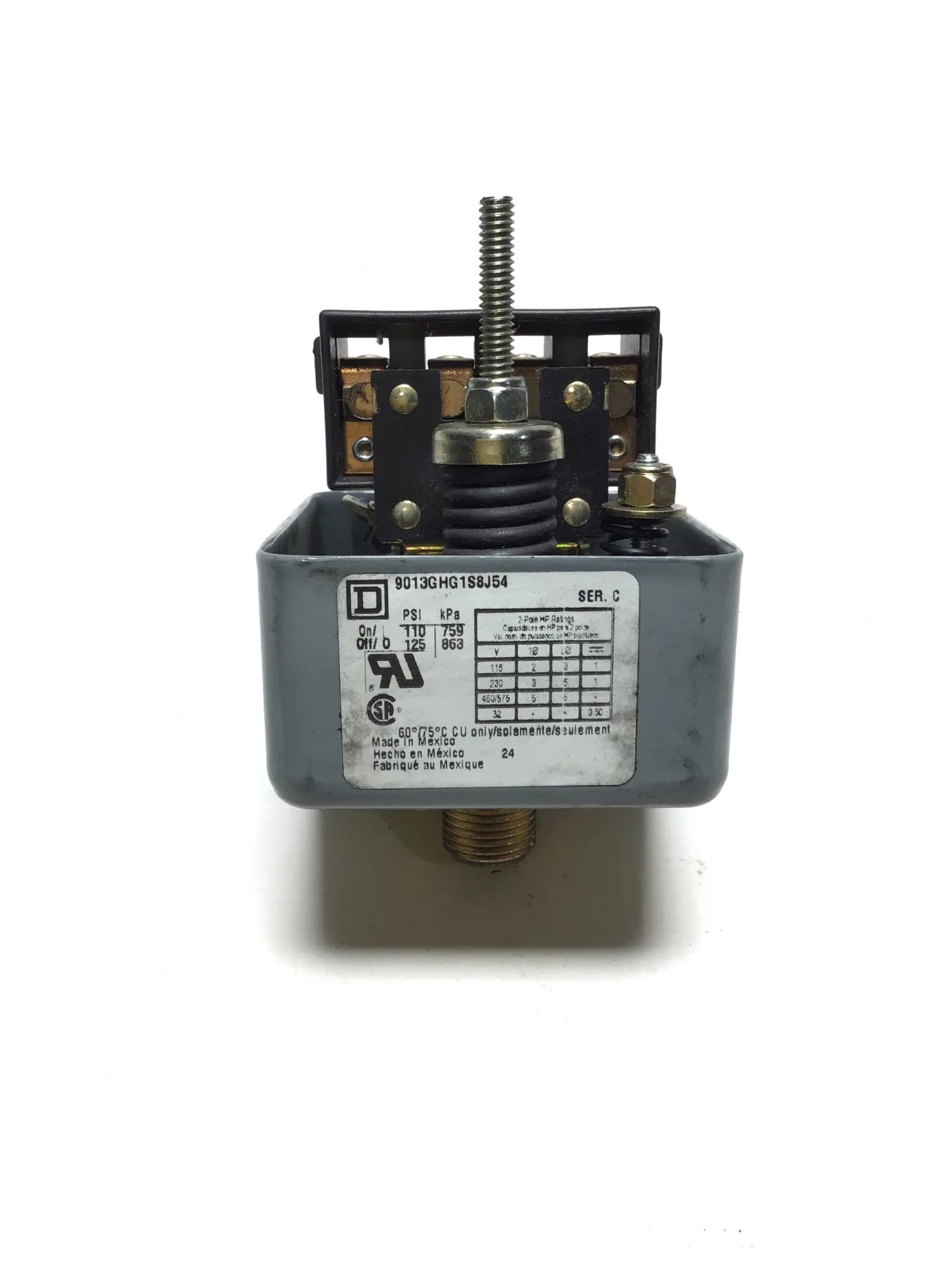 Quincy QGD 9013GHG1S854 Air Compressor Pressure Switch
