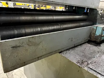 36"W X 24" PRESS EQUIPMENT AIR GRIP FEEDER W/ STRAIGHTENER & ROLL 1998 : STOCK #21953