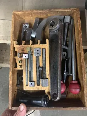5966-410 ENCO Complex Milling Drilling Machine MODEL RF-30 With Cabinet Stand