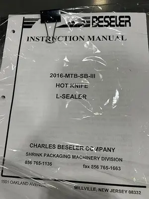 Used BESELER 2016 MTB-SB-III L-Sealers Pennsylvania US | Global Equipment International, LLC #1258218