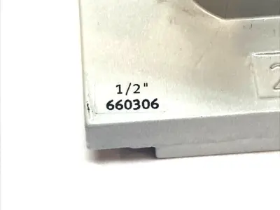 USED FESTO PNEUMATIC FLANGE G1/2 REGULATOR FITTING ACCESSORY MS6 660306
