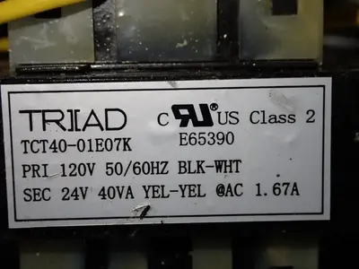USED TRIIAD TCT4001E07K