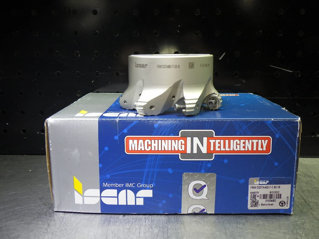 Iscar MillShred 4" Indexable Facemill 1.5" Arbor FRW D337A400-7-1.50-16 (LOC2818D)