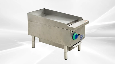 171-0462 12" Single Burner Natural Gas Heavy Duty Griddle