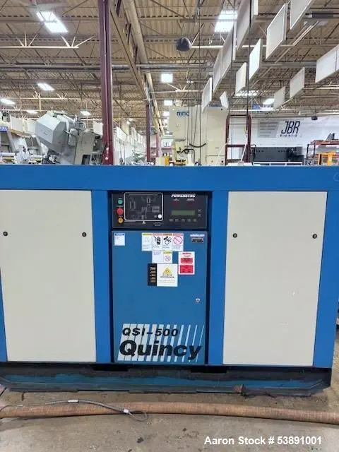 Used QUINCY QSI-500 Rotary Screw & Sliding Vane Air Compressors Illinois US | Aaron Equipment #83811
