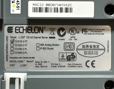 NEW Echelon 72101R-300