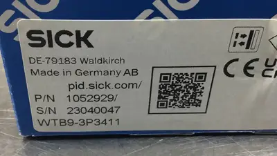 SICK WTB9-3P3411S14 / 1052929 Photoelectric Proximity Sensor 5C-21