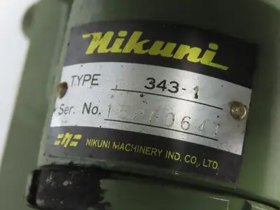 Mikuni 343-1 2" NPT Cast Iron Water/Coolant Pump 3.7KW 200/220V 3Ph 1730 RPM