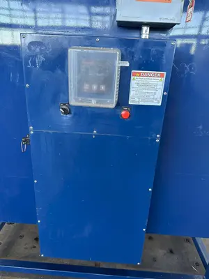 35" X 33" X 60" ELECTRIC FIRED PASS THROUGH DRYING OVEN. STOCK # 0310523.