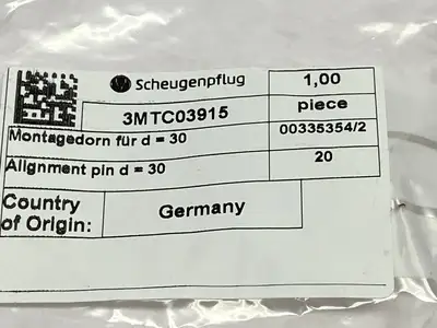 USED SCHEUGENPFLUG SCHEUGENPFLUG 3MTC03915