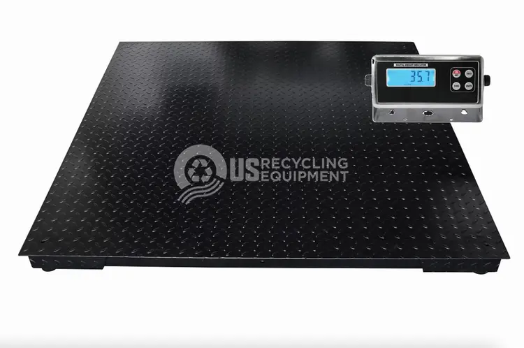 New | in-Stock PRIME USA SCALES 48" X 48" 10K FLOOR SCALE Scales Nevada US | US Recycling Equipment #475169