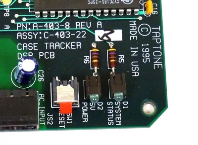 TAPTONE A-403-8 CASE TRACKER BOARD C-403-22, A4038, C40322