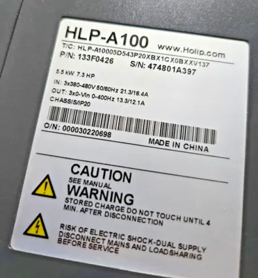 Inverter HLP-A100 Series General Heavy Duty HLP-A10005D543P