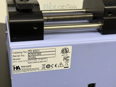 USED Harvard Apparatus DUAL