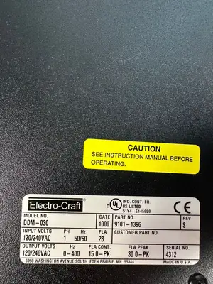 Used Electro-Craft DDM-030 Servo Drives | Palmetto Automation #1156382