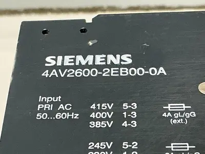 USED SIEMENS 4AV2600-2EB00-0A