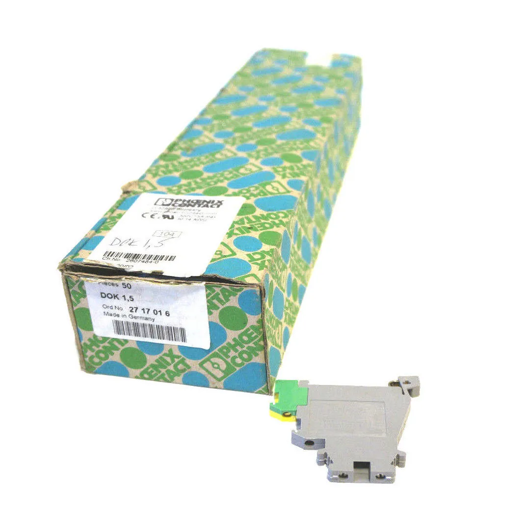 50 NEW PHOENIX CONTACT DOK1.5 TERMINAL BLOCKS DOK15