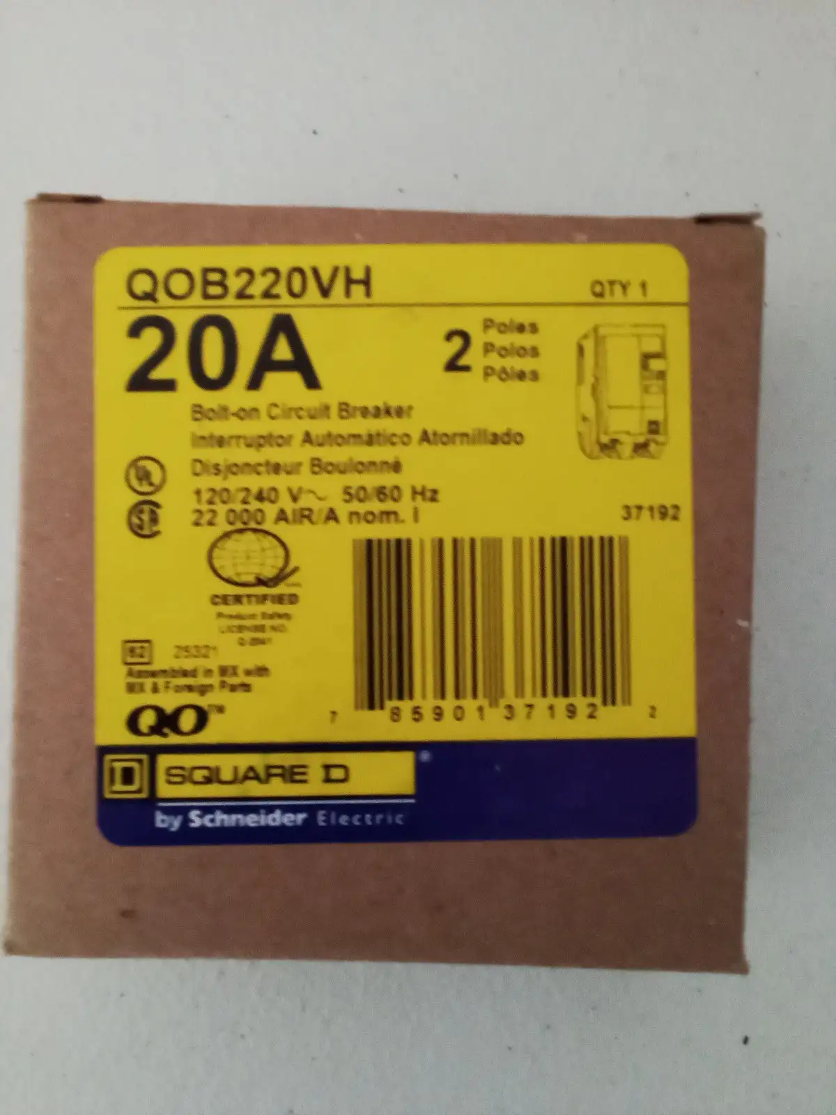 Used Square D QOB220 Switchgears US | Infinity wholesale & Supply LLC #1303663