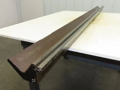 Press Brake Punch Die 72-1/8" Long 90° V 7/16" Finger 2" Return 3-3/4" H