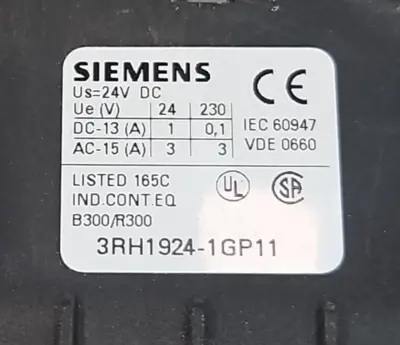 Used Siemens 3RT1034-1Q PLC Contactors South Carolina US | Palmetto Automation #1160065
