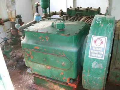 USED GARDNER DENVER TEE 4X5 TRIPLEX MUD PUMP PACKAGE