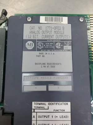 USED Allen-Bradley 1771-OFE2/B (1771-WC)