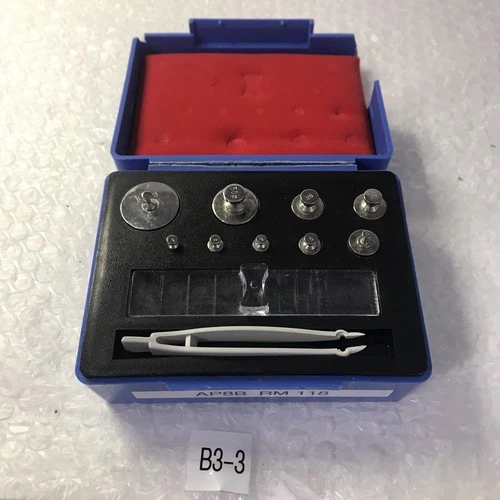 * Preowned Fisher Scientific Calibration Weight Set (100g,50g,20,20,10,5,2,2,1 #