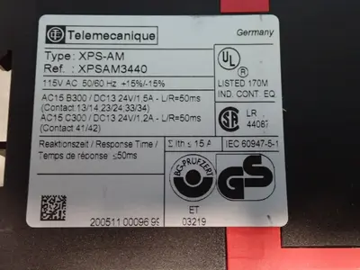 USED TELEMECANIQUE XPSAM3440