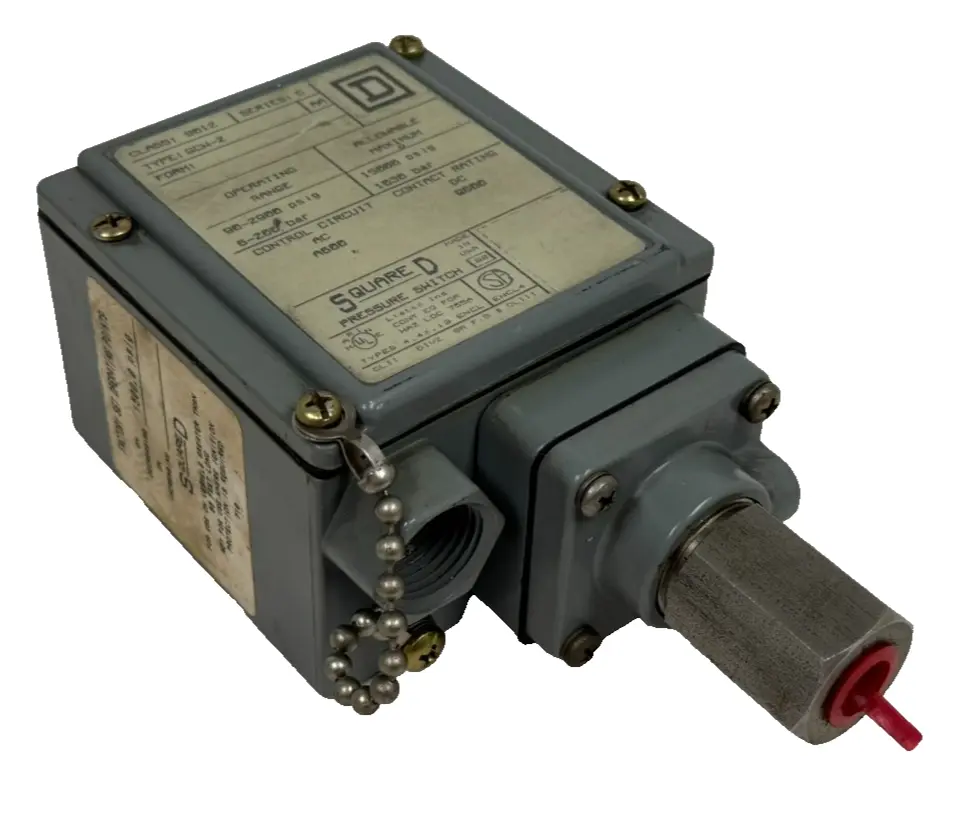 NEW SQUARE D 9012-GCW-2 PRESSURE SWITCH SER. C 9012GCW-2 9012GCW2
