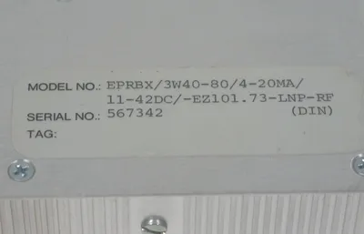 MOORE INDUSTRIES EPRBX/3W40-80/4-20MA/11-42DC/-EZ101.73-LNP-RF RTD TRANSMITTER