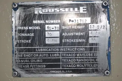 USED ROUSSELLE B1-70