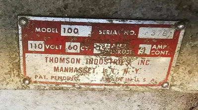 Used THOMPSON 100 Drilling & Tapping Machines Wisconsin US | Lemke Machinery Sales #538965